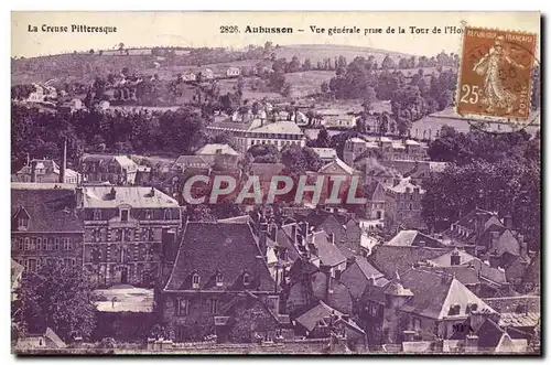 Cartes postales Aubusson Vue generale prise de la Tour