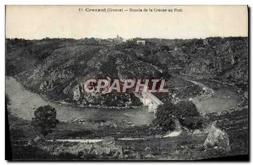 Cartes postales Crozant Boucle de la Creuse au Pont