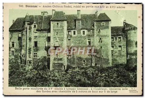 Cartes postales Boussac Ancien Chateau feodal