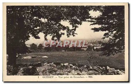 Cartes postales Gueret Vue prise de Grancher