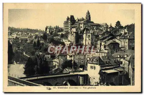 Cartes postales Uzerche Vue generale