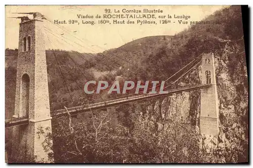 Ansichtskarte AK Viaduc de Roche Taillade sur la Luzege Vue panoramique