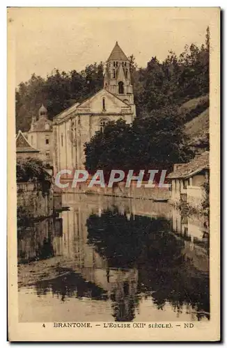 Cartes postales Brantome L&#39Eglise