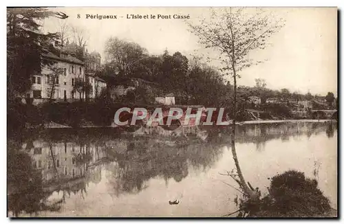 Ansichtskarte AK Perigueux L&#39lsle et le Pont Casse