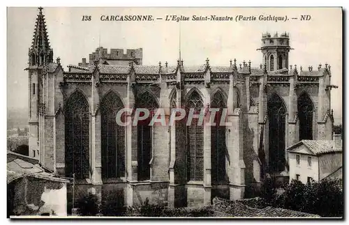 Cartes postales Carcassonne L'Eglise Saint Nazaire