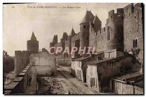 Ansichtskarte AK Cite de Carcassonne Les Hautes Lices