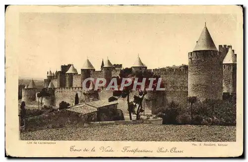 Ansichtskarte AK Tour de la Vade Fortifications Sud Ouest Carcassonne