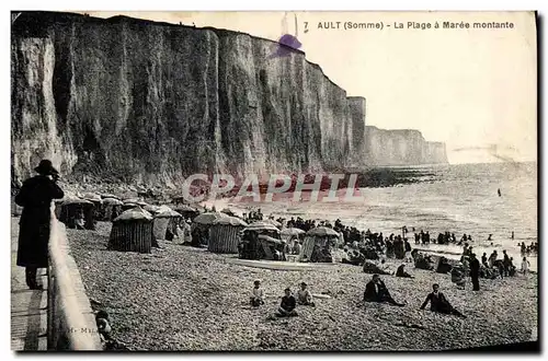 Ansichtskarte AK Ault La Plage a Maree montante