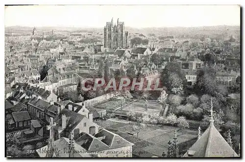 Cartes postales Abbeville Vue panoramique prise de St Jacques