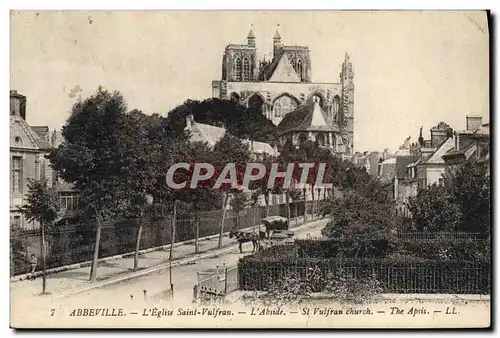 Cartes postales Abbeville L'Eglise Saint Vulfran L'Abside
