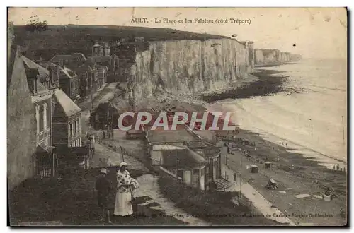 Ansichtskarte AK Ault La Plage et les Falaises