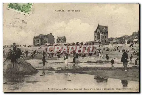 Cartes postales Onival Sur le Sable