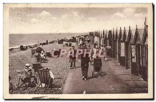 Cartes postales Cayeux sur Mer Les planches et les cabines