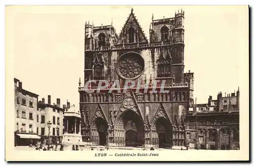 Cartes postales Lyon Cathedrale Saint Jean