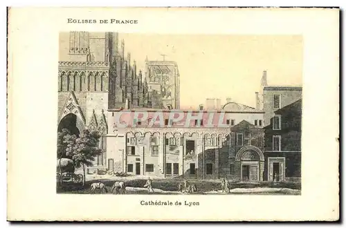 Cartes postales Lyon Cathedrale