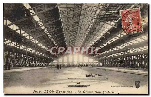 Cartes postales Lyon Exposition Le Grand Hall