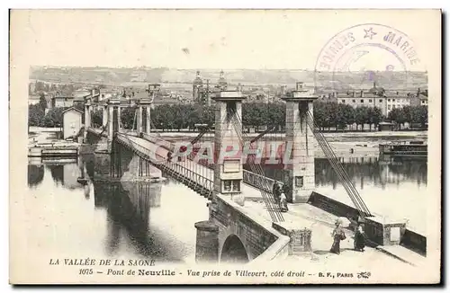 Ansichtskarte AK Pont de Neuville Vue Prise de Villevert Cote droit