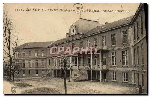 Cartes postales Sainte Foy les Lyon Nouvel Hopital facade principale