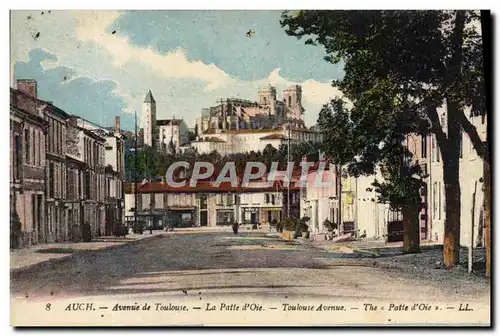 Cartes postales Auch Avenue de Toulouse La Patte d&#39Oie