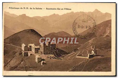 Cartes postales Pelerinage de ND de la Salette Sanctuaire Est et l&#39Obiou