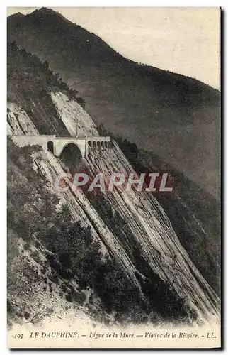 Cartes postales Le Dauphine Ligne de la Mure Viaduc de la riviere