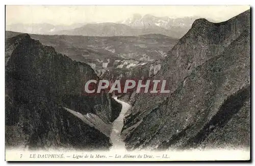 Cartes postales Le Dauphine Ligne de la Mure Les abimes du Drac