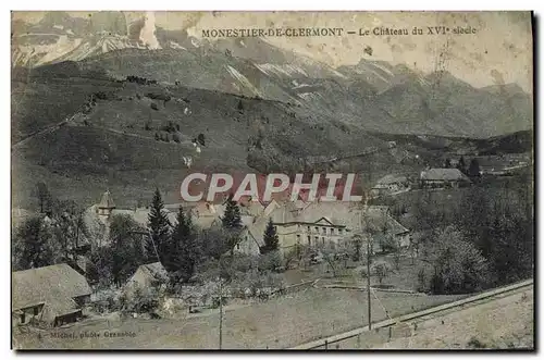 Cartes postales Monestier De Clermont Le Chateau du 16eme