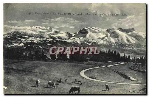 Cartes postales Dauphine La Vallee de Villard de Lans et le col de l&#39Arc