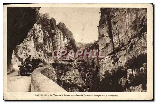 Ansichtskarte AK Dauphine Le Vercors Route des grands goulets Gorges de la Vernaison