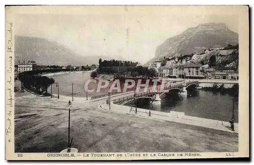 Cartes postales Grenoble Le Tournant De L&#39Isere Et Le Casque de Neron