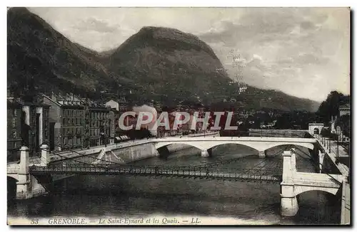 Ansichtskarte AK Grenoble Le Saint Eynard et les Quais