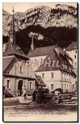 Ansichtskarte AK Couvent De La Grande Chartreuse La cour d&#39honneur