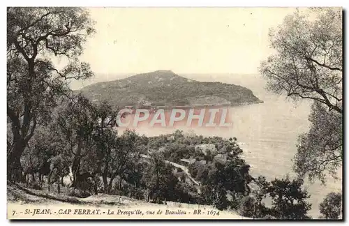 Cartes postales St Jaan Cap Ferrat La Presqu&#39ile Vue De Beaulieu