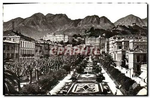 Cartes postales moderne Menton Le Jardin Public et les Hotels