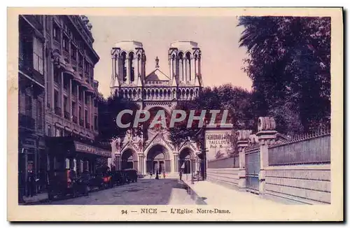 Cartes postales Nice L&#39Eglise Notre Dame