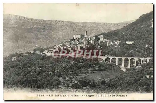 Cartes postales Le Bar Ligne du Sud De La France