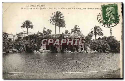 Cartes postales Nice Le Jardin Albert 1er la Piece d&#39eau