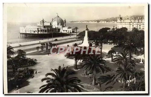 Ansichtskarte AK Nice Jardins Albert 1er et le Palais de la Jetee