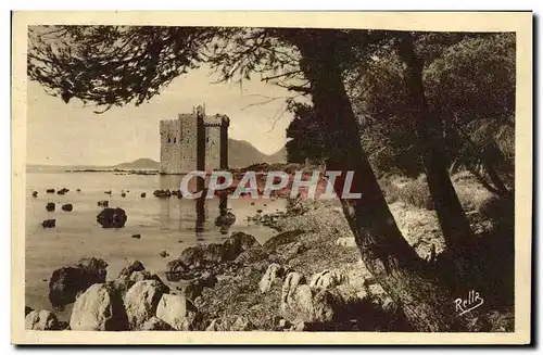 Ansichtskarte AK Cannes Iles de Lerins Saint Honorat L&#39ancien monastere fortifie