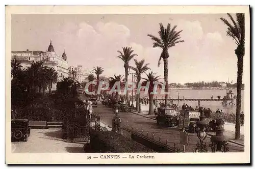 Cartes postales Cannes La Croisette