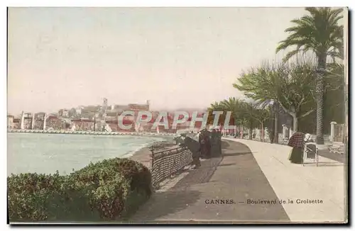 Cartes postales Cannes Boulevard de la Croisette