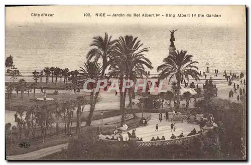 Cartes postales Nice Jardin du Roi Albert 1er