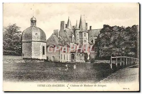 Cartes postales Vitre Les Rochers Chateau de Madame de Sevrgne
