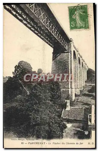 Cartes postales Parthenay Le Viaduc du Chemin de Fer