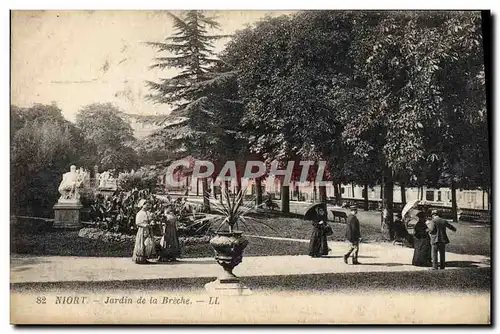 Cartes postales Niort Jardin de la Breche