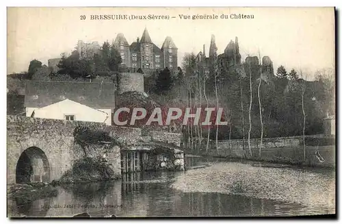 Cartes postales Bressuire Vue Generale du Chateau