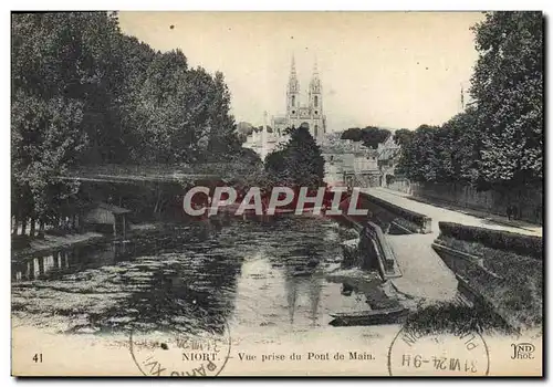 Cartes postales Niort Vue Prise du Pont de Main