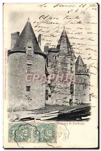 Ansichtskarte AK Environs de Parthenay Chateau