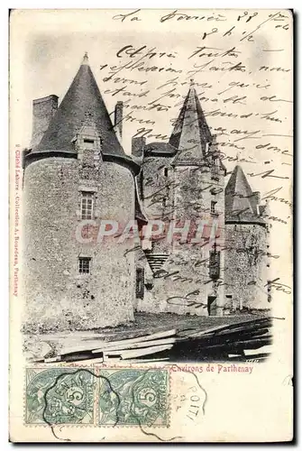 Cartes postales Environs de Parthenay Chateau