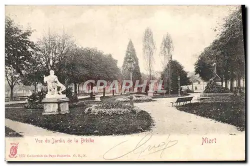 Cartes postales Niort Vue Du Jardin de la Breche